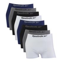 Kit 8 Cuecas Reebok Boxer Classic Microfibra Sortido