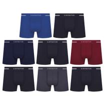 Kit 8 Cuecas Selene Boxer Sem Costura Masculina