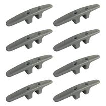 Kit 8 Cunhos ou Amarra Cabo de 6 Pol em Nylon Cor Cinza Kit 8 Cunhos ou Amarra Cabo de 6 Pol em Nylon Cor Cinza