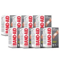Kit 8 Curativos Band-Aid Ultra Proteção 15un cada Kit 8 Curativos Band-Aid Ultra Proteção 15un cada