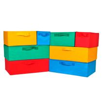 Kit 8 cxs Para Organizador De Brinquedo Grande Organibox Kit 8 cxs Para Organizador De Brinquedo Grande Organibox