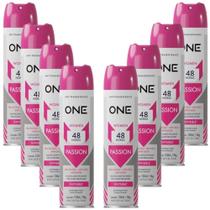 Kit 8 Desodorante Above One Women Passion 150ml