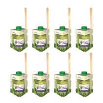 Kit 8 Difusores Aromatizantes de Ambiente 250ml Tropical Aromas