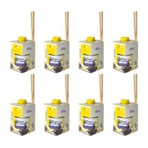 Kit 8 Difusores Aromatizantes de Ambiente 250ml Tropical Aromas