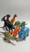 Kit 8 Dinossauros De Borracha Diversos Kit 8 Dinossauros De Borracha Diversos