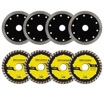 Kit 8 Disco Serra Circular Lâmina 110mm Concreto Mármore Kit 8 Disco Serra Circular Lâmina 110mm Concreto Mármore