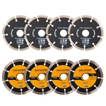 Kit 8 Disco Serra Circular Lâmina Mármore Concreto 115mm Kit 8 Disco Serra Circular Lâmina Mármore Concreto 115mm