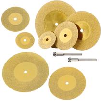 Kit 8 Discos De Corte Diamantado 20 A 50Mm Titanio Retífica