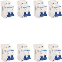Kit 8 Disjuntor 10A Bipolar Tramontina TDJ3 Curva C 3kA Kit 8 Disjuntor 10A Bipolar Tramontina TDJ3 Curva C 3kA