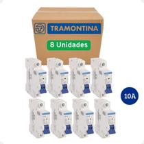 Kit 8 Disjuntor Unipolar Monopolar Din 10a 3ka Curva C TDJ3 Curva C Kit 8 Disjuntor Unipolar Monopolar Din 10a 3ka Curva C TDJ3 Curva C