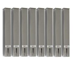 Kit 8 Dispensers Quadrado 50ml Inox Kit 8 Dispensers Quadrado 50ml Inox