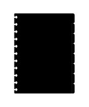 Kit 8 Divisorias 8 Abas Caderno de Discos Grande 11 Furos