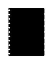 Kit 8 Divisorias 8 Abas Caderno De Discos Grande 11 Furos