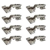 Kit 8 Dobradiça Reta Caneco 35Mm Moveis Porta Armário 4 Par