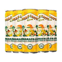 Kit 8 Drink Mascate Maracujá, Caju E Água De Coco Lata 362ml