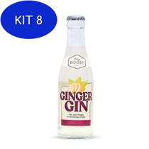 Kit 8 Drink Pronto Eazy Booze 200Ml Gin+Ginger