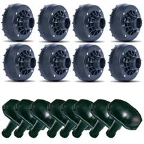 Kit 8 Driver Orion 120w Rms 8 Ohms + 8 Corneta Curta Som