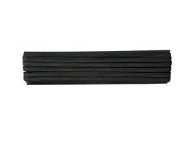 KIT 8 Elástico Chato N10, 6mm, preto poliéster 10 metros KIT 8 Elástico Chato N10, 6mm, preto poliéster 10 metros
