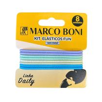 Kit 8 Elásticos De Cabelo Sem Metal Linha Daily Marco Boni Cor:Colorido Kit 8 Elásticos De Cabelo Sem Metal Linha Daily Marco Boni Cor:Colorido