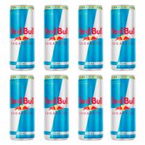 Kit 8 Energético Red Bull Sugar Free Sem Açúcar 250ml cada