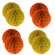 Kit 8 enfeite bola colmeia dobravel 30cm