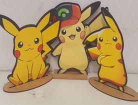 Kit 8 Enfeite des Mesa Decoração Mdf Festa Pokemon Kit 8 Enfeite des Mesa Decoração Mdf Festa Pokemon