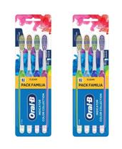 Kit 8 Escova de Dente Oral - B Indicator Macia Suave