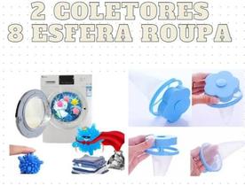 Kit 8 Esfera lava roupa Mágica 2 Filtro Coletor P/ Lavadora Kit 8 Esfera lava roupa Mágica 2 Filtro Coletor P/ Lavadora