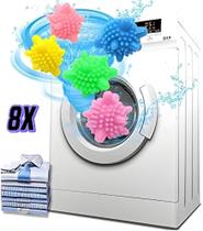 Kit 8 Esferas Magicas para Bater Roupas Reutilizavel Maquina de Lavar Bolinha Kit 8 Esferas Magicas para Bater Roupas Reutilizavel Maquina de Lavar Bolinha