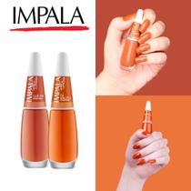 Kit 8 Esmalte Impala Tons Laranjas e Roxo Cremoso Esmaltes Atacado Kit 8 Esmalte Impala Tons Laranjas e Roxo Cremoso Esmaltes Atacado