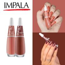 Kit 8 Esmalte Impala Tons Laranjas e Roxo Cremoso Esmaltes Atacado Kit 8 Esmalte Impala Tons Laranjas e Roxo Cremoso Esmaltes Atacado