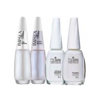 Kit 8 Esmaltes Impala Colorama Tons Brancos Perolado Esmalte Atacado Francesinha 8ml Kit 8 Esmaltes Impala Colorama Tons Brancos Perolado Esmalte Atacado Francesinha 8ml