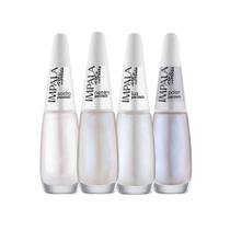 Kit 8 Esmaltes Impala Colorama Tons Brancos Perolado Esmalte Atacado Francesinha 8ml