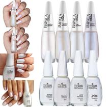Kit 8 Esmaltes Impala Colorama Tons Brancos Perolado Esmalte Atacado Francesinha 8ml Kit 8 Esmaltes Impala Colorama Tons Brancos Perolado Esmalte Atacado Francesinha 8ml