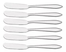 Kit 8 Espátulas Manteiga, Geleia E Patê - Inox Kit 8 Espátulas Manteiga, Geleia E Patê - Inox