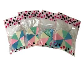 Kit 8 Esponjas Faciais De Maquiagem Triangular Base Corretivo Diversas Cores
