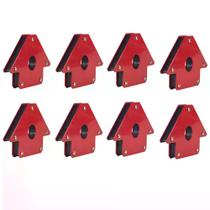 Kit 8 Esquadro Magnético Para Solda - 35kg - Galzer