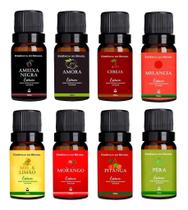 Kit 8 Essências de Frutas Aromatizador Difusor Ambientes