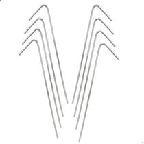 Kit 8 Estacas Ferro Barracas Camping Gazebo Guarda-sol 4.2MM - Save Shop Kit 8 Estacas Ferro Barracas Camping Gazebo Guarda-sol 4.2MM - Save Shop