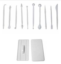 Kit 8 Estecas + Alisador Pasta Americana Fondant