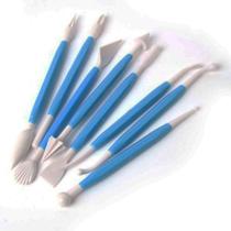 Kit 8 Estecas Pasta Americana Bolo Biscuit Artesanato - Yins Paper