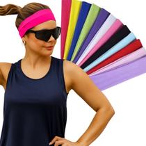 Kit 8 Faixas de Cabelo Multicor Alta Elasticidade Tiara Cabeça Tamanho Único Unissex 3079A Kit 8 Faixas de Cabelo Multicor Alta Elasticidade Tiara Cabeça Tamanho Único Unissex 3079A