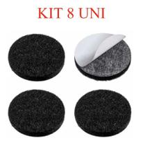 KIT 8 Feltro Adesivo para Móveis Redondo 38mm