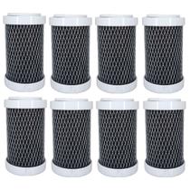 Kit 8 Filtros Refil Carbon Block Aquablock 5 Carvão Aquaplus