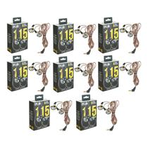 Kit 8 Fones De Ouvido Monitor De Palco In-ear Full Range Profissional DE-115 Dylan