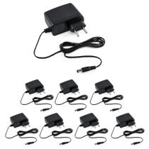 Kit 8 Fontes de Alimentação 12V 2A AC/DC EF 1202 Intelbras
