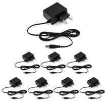 Kit 8 Fontes de Alimentação para CFTV 12V 500ma EF 12 SEG Intelbras