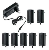 Kit 8 Fontes Nobreak Multiuso EFB 1201 12V 1A com Bateria Lítio Intelbras