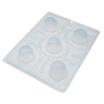 Kit 8 Forma De Chocolate Acetato Bwb Trufa Pequena 45Gr