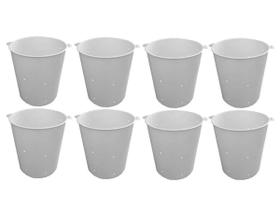 Kit 8 Formas Para Queijo Frescal 500G Polietileno Opusplast